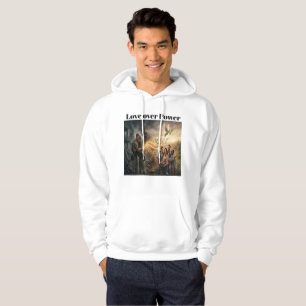 Liefde boven macht - Inspirerende wereldvrede Graf Hoodie