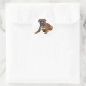 Liefde Boxer Puppy Dog Groet Sticker (Tas)