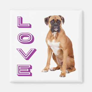 Liefde Boxer Puppy Hond Koelkastmagneet Magneet