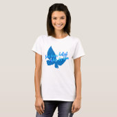 Liefde brandt het heetst als het blauw is T-shirt (Voorkant volledig)