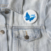 Liefde brandt ronde button 5,7 cm (In situ)