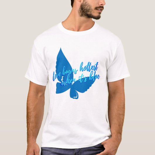 Liefde brandt t-shirt (Voorkant)