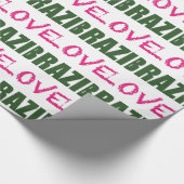 Liefde Brazilië Cadeaupapier (Hoek)