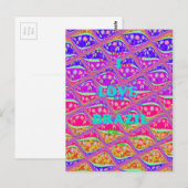 Liefde Brazilië. Mooie traditionele Samba-kleuren Briefkaart (Voorkant / Achterkant)