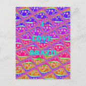 Liefde Brazilië. Mooie traditionele Samba-kleuren Briefkaart (Voorkant)