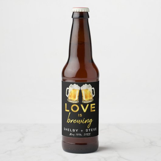 Liefde breekt bier etiket (Voorkant)