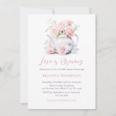 Liefde breekt Bridal Tea Party Kaart (Voorkant)