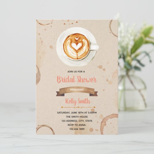 Liefde breekt bruidsdoucheuitnodiging kaart (Staand voorkant)