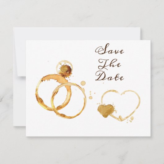 Liefde breekt de datum op save the date (Voorkant)