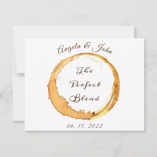 Liefde breekt de datum op save the date (Achterkant)