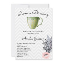 Liefde breekt elegante bloemen Tea Vrijgezellenfee