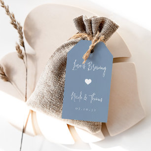 Liefde breekt Koffie- of Tea Favor-tags Cadeaulabel