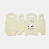 Liefde breekt koffieweddenschap bedankdoosjes (Uitgevouwen)