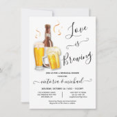 Liefde breekt repetitief Dinner Beer Kaart (Voorkant)