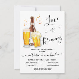 Liefde breekt repetitief Dinner Beer Kaart
