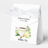 Liefde breekt tea Wedding Bedankdoosjes (Voorkant Zijde)