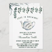 Liefde breekt Vrijgezellenfeest Eucalyptus Kaart (Voorkant / Achterkant)