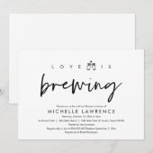 Liefde breekt, Vrijgezellenfeest van Beer Party Kaart (Voorkant / Achterkant)