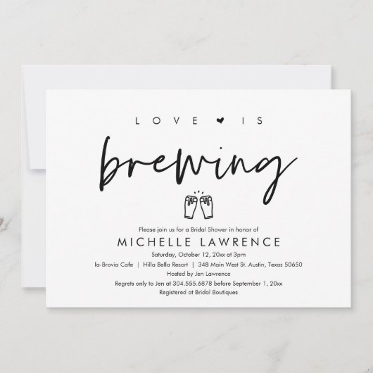 Liefde breekt, Vrijgezellenfeest van Beer Party Kaart (Voorkant)