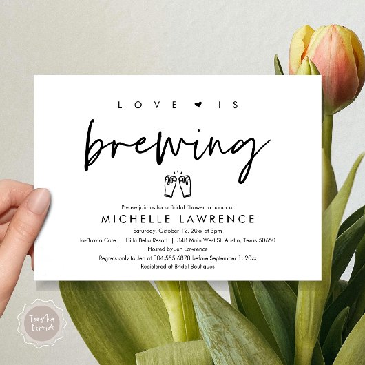 Liefde breekt, Vrijgezellenfeest van Beer Party Kaart