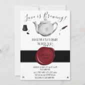 Liefde breekt | Vrijgezellenfeest van thee Kaart (Voorkant)