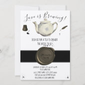 Liefde breekt | Vrijgezellenfeest van thee Kaart (Voorkant)