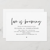 Liefde breekt, Wedding Rehearsal Dinner Kaart (Voorkant / Achterkant)