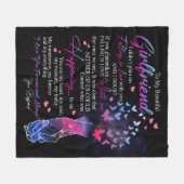 Liefde brief aan mijn Vriendin van Boyvriend Fleece Deken (Voorkant (Horizontaal))