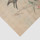 Liefde brief met Hibiscus Decoupage | Weefselpapie Tissuepapier (Detail)