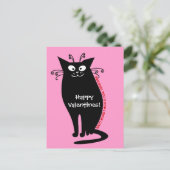 Liefde brief van mijn kat feestdagenkaart (Staand voorkant)