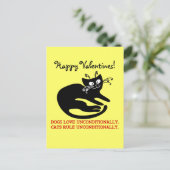 Liefde brief van mijn kat: gehoorzaamheidstraining feestdagenkaart (Staand voorkant)