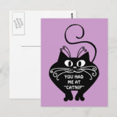 Liefde brief van mijn kat: je kunt mijn liefde kop briefkaart (Voorkant / Achterkant)