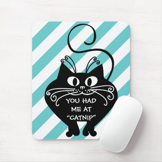 Liefde brief van mijn kat: je kunt mijn liefde kop muismat (Met muis)