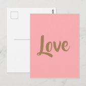 Liefde Briefkaart (Voorkant / Achterkant)