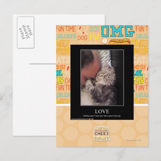 Liefde Briefkaart (Voorkant / Achterkant)