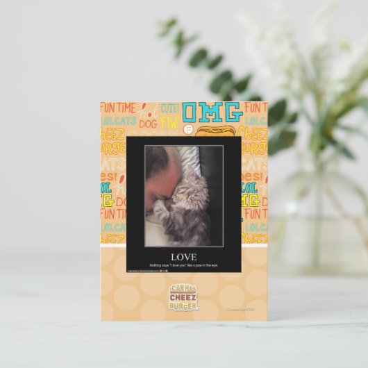 Liefde Briefkaart (Staand voorkant)