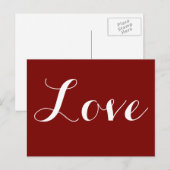 Liefde Briefkaart (Voorkant / Achterkant)