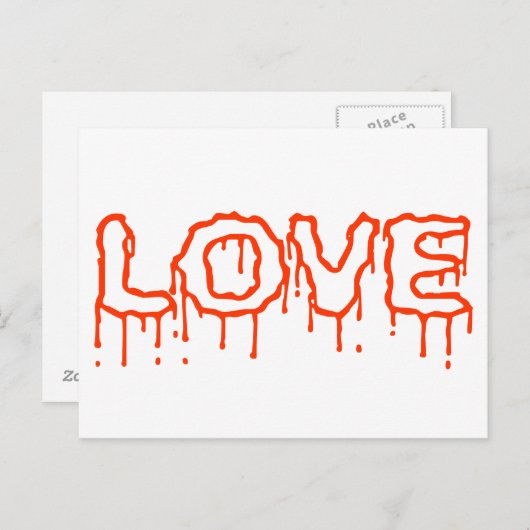 Liefde Briefkaart (Voorkant / Achterkant)