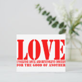 Liefde Briefkaart (Staand voorkant)