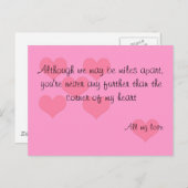 Liefde Briefkaart (Voorkant / Achterkant)