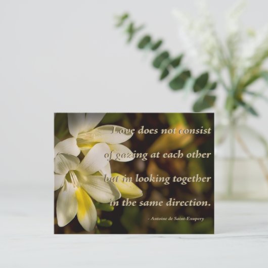 Liefde ... briefkaart (Staand voorkant)