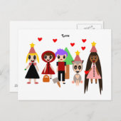 Liefde Briefkaart (Voorkant / Achterkant)