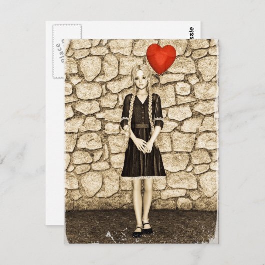  liefde briefkaart (Voorkant / Achterkant)