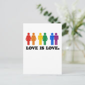 Liefde Briefkaart (Staand voorkant)