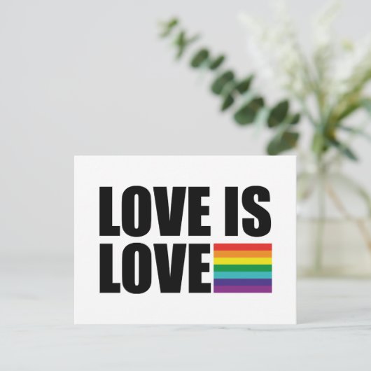 Liefde Briefkaart (Staand voorkant)