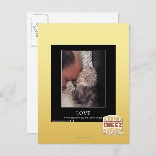 Liefde Briefkaart (Voorkant / Achterkant)