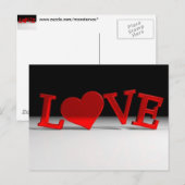 Liefde Briefkaart (Voorkant / Achterkant)