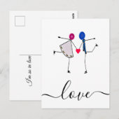 liefde briefkaart (Voorkant / Achterkant)