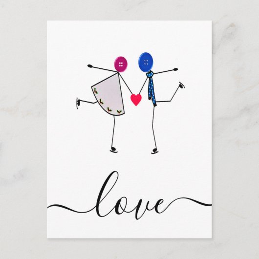 liefde briefkaart (Voorkant)