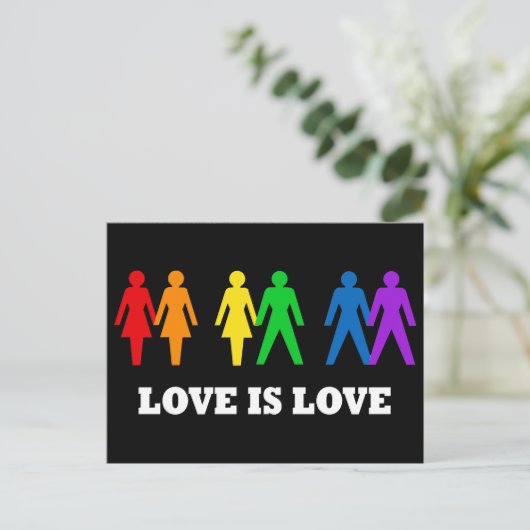 Liefde Briefkaart (Staand voorkant)